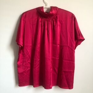 Banana Republic Vibrant Pink Blouse (NWT)